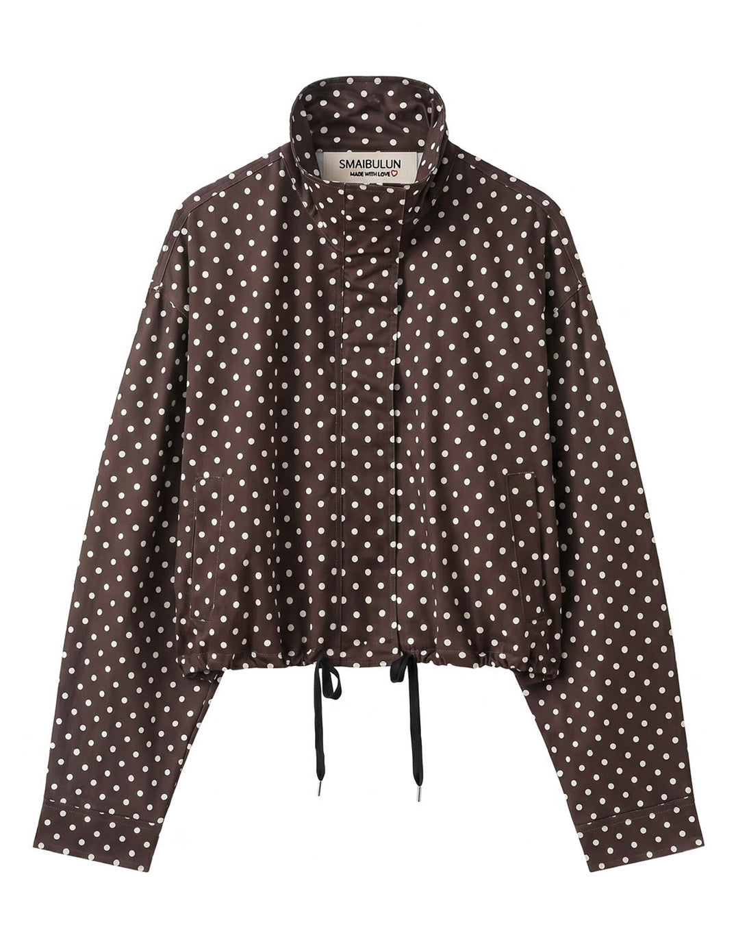 132 Fashion Rowie Jacket (Chocolate Polka Dot)
