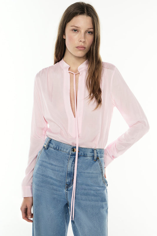 Image of Blouses. Productname: True Romance L/S Blouse in PINK colour by brand - Manning Cartell