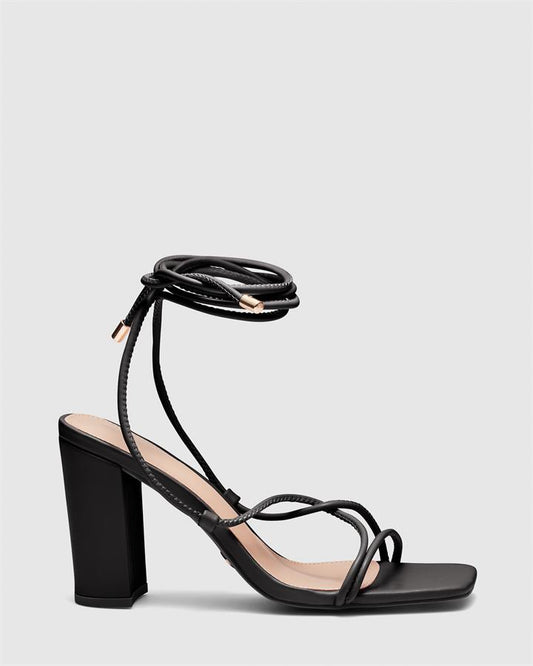 Image of Sandals. Product name - Zachi Women's Fast Fashion BLACK Novo Sandals in Black colour by brand - NOVO