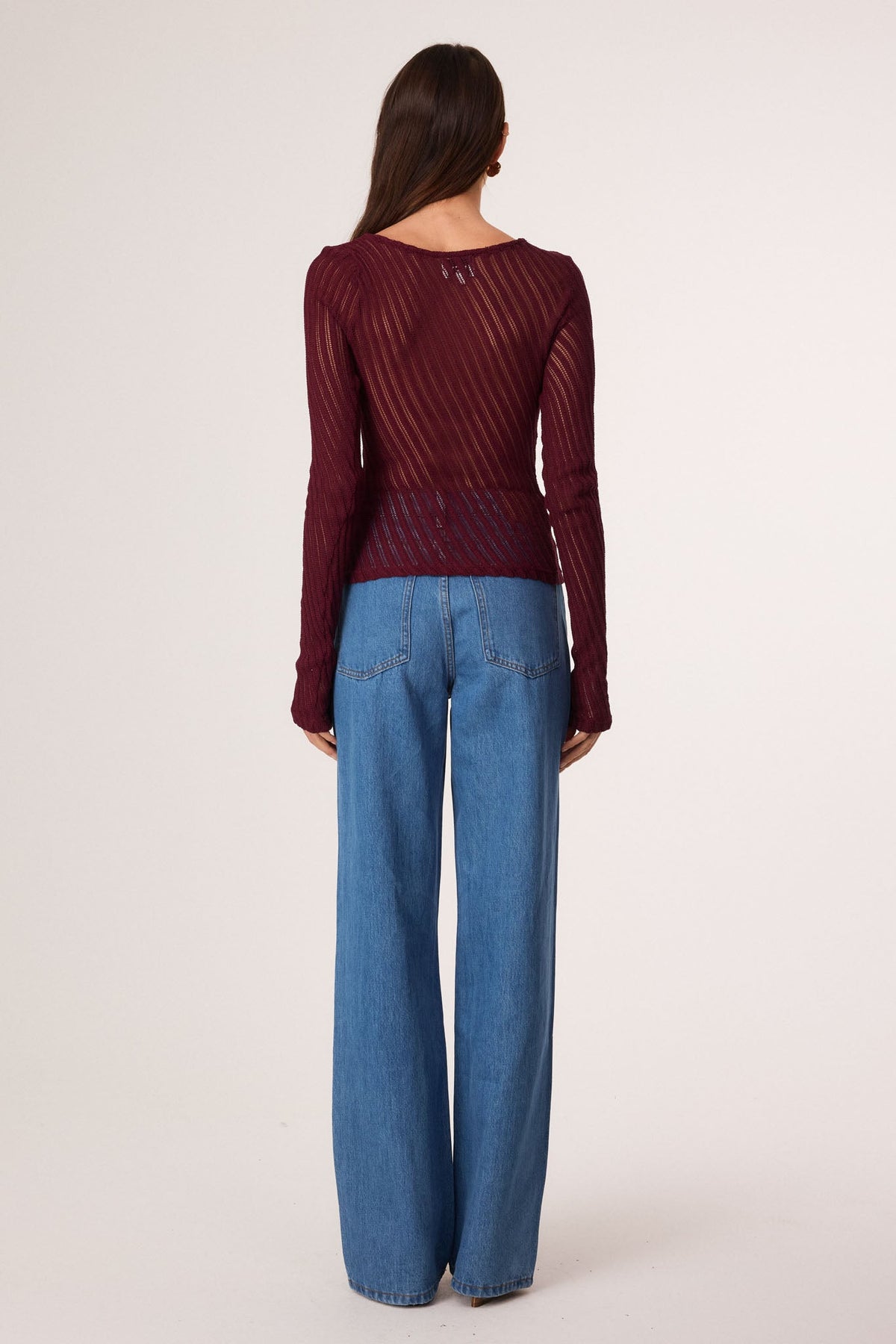 SNDYS NORAH CARDIGAN (Cherry)