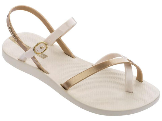 Image of Sandals. Product name - Greta Sandal Women's Ipanema BEIGE GRENDENE in Beige colour by brand - IPANEMA