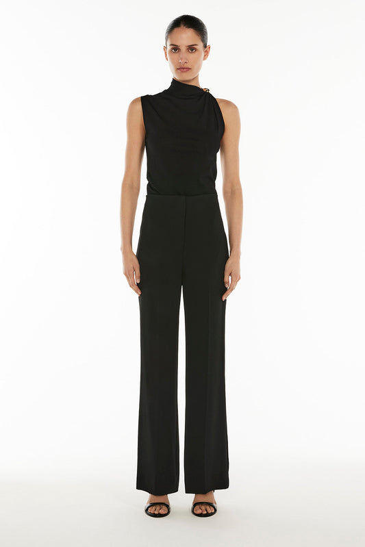 Image of a model wearing Pants. Productname: Flight Mode Pant in BLACK colour by brand - Manning Cartell