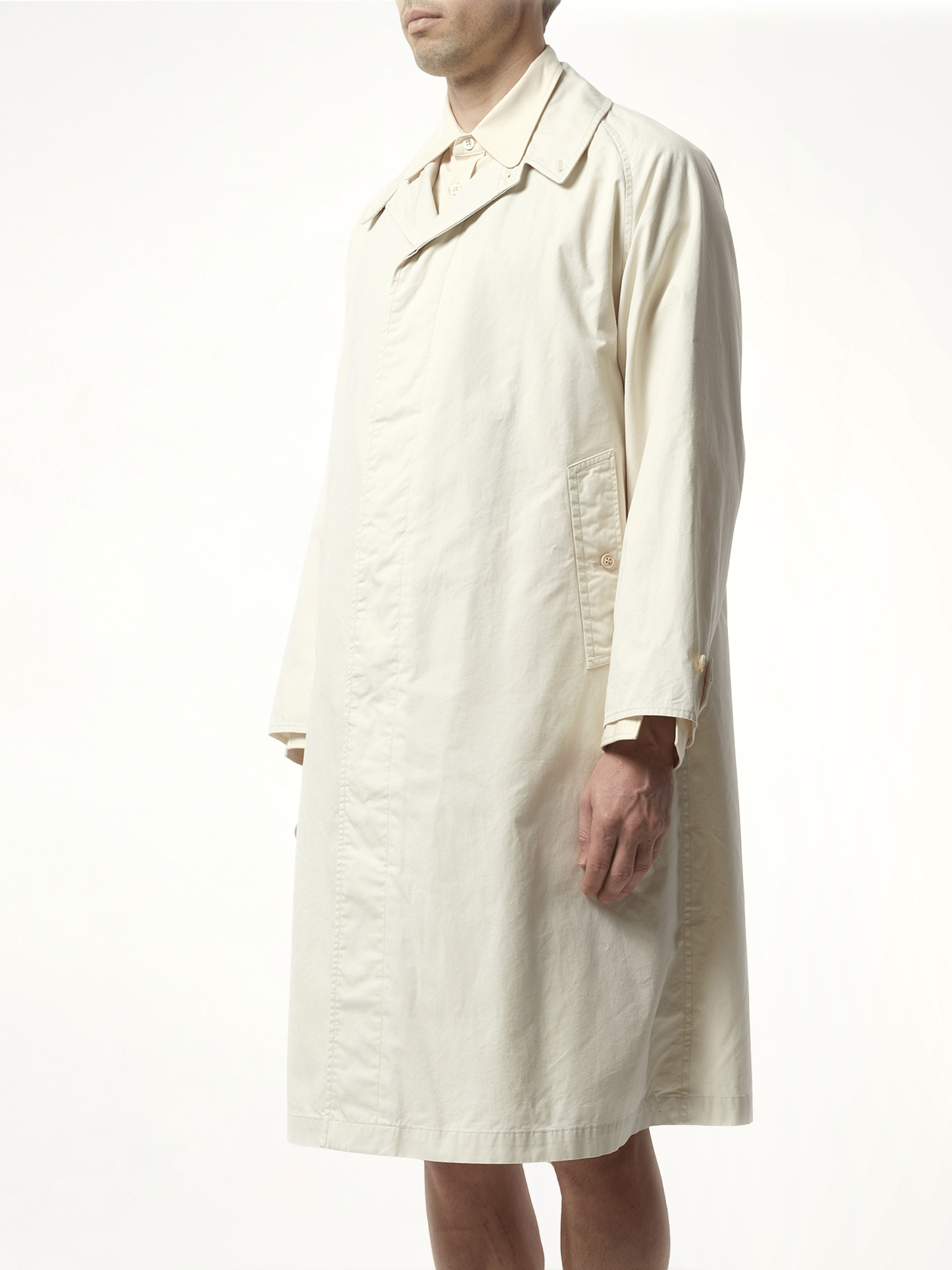 MAISON MARGIELA Trench Rain Coat (White)