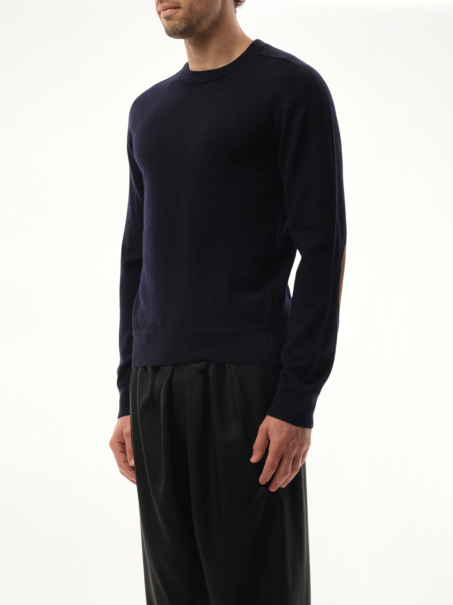 MAISON MARGIELA Wool Crewneck Sweater (Blue)