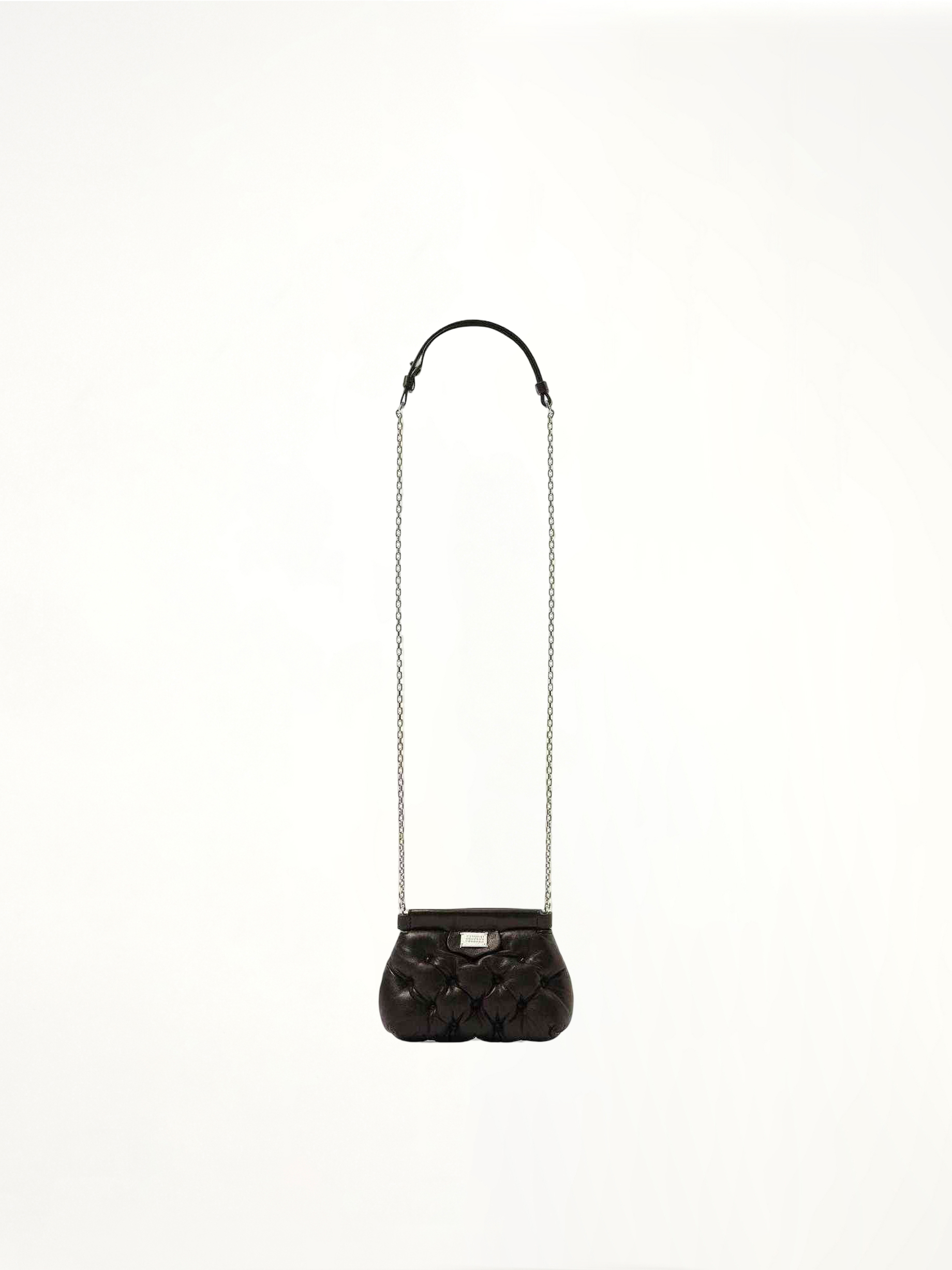 Image of Bags. Productname: Glam Slam Classique Baby Bag in Black colour by brand - MAISON MARGIELA