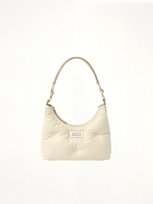Image of Bags. Product name - Glam Slam Small Hobo Bag in White colour by brand - MAISON MARGIELA