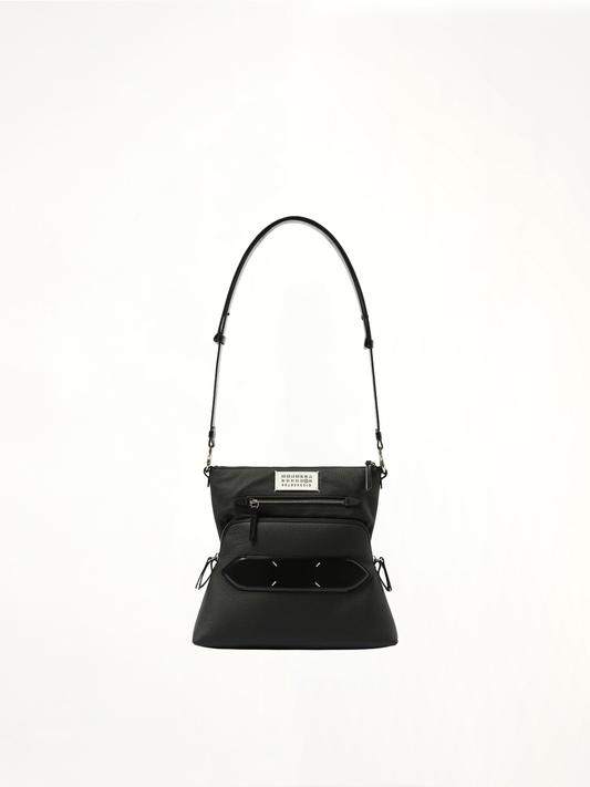Image of Bags. Product name - Soft 5AC Multifunction Small Shoulder Bag in Black colour by brand - MAISON MARGIELA