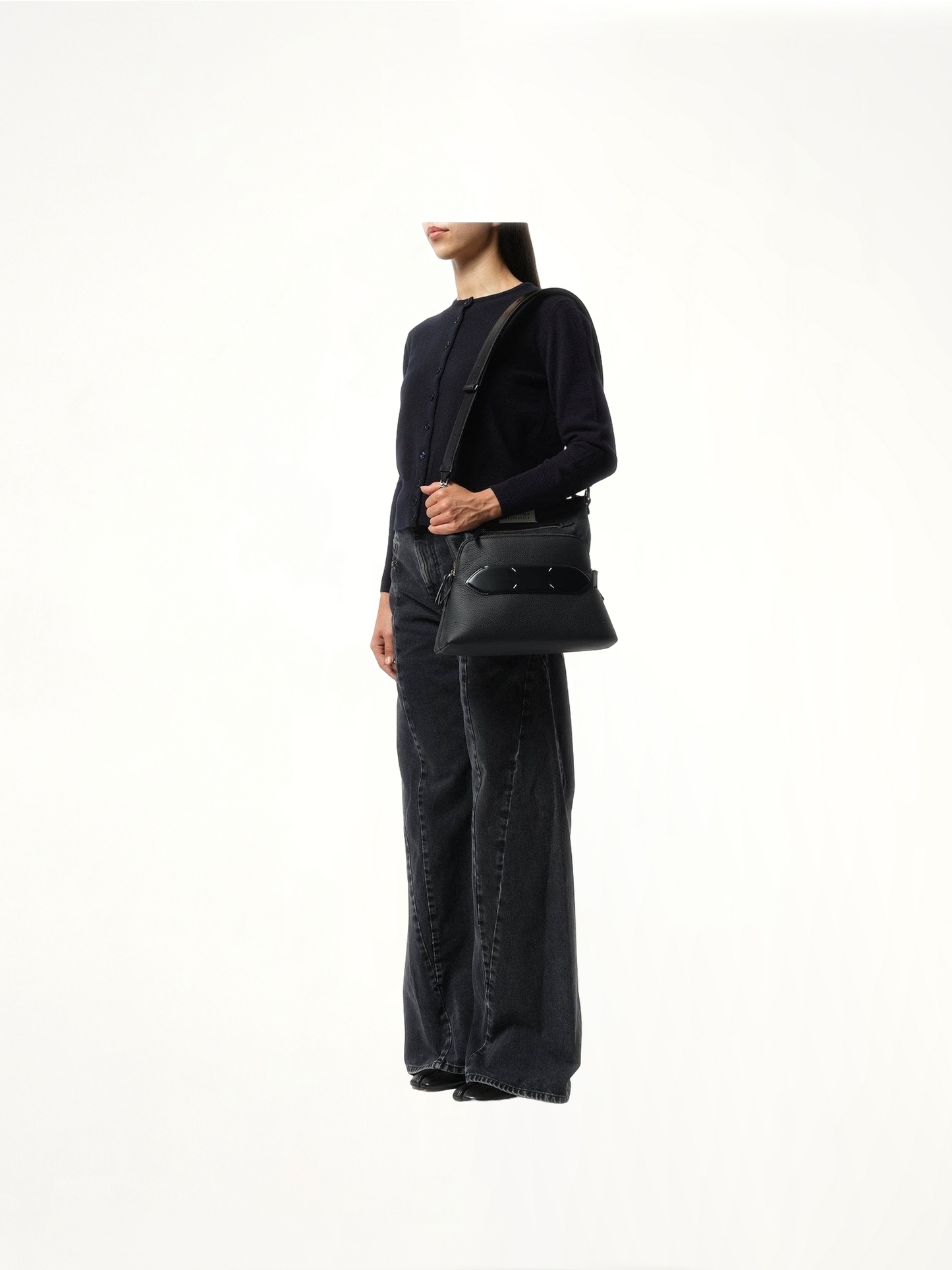 MAISON MARGIELA Soft 5AC Multifunction Small Shoulder Bag (Black)