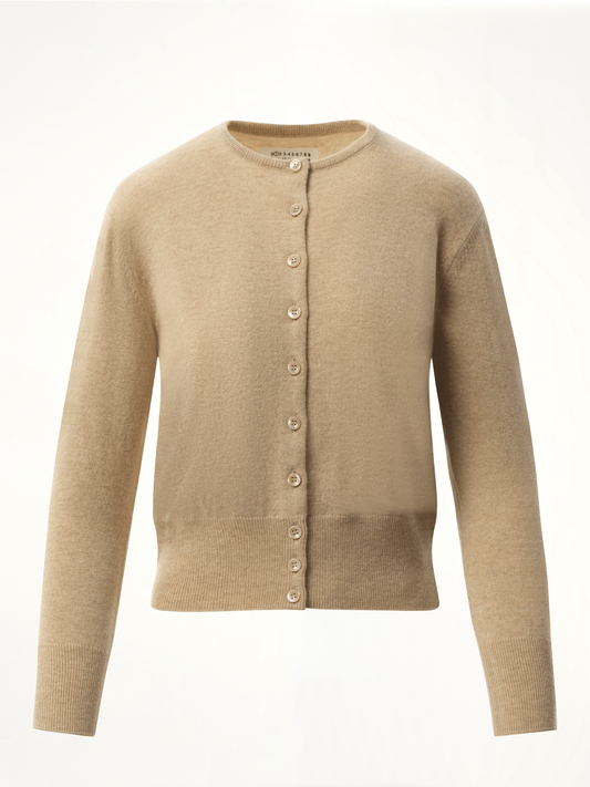 MAISON MARGIELA Virgin Wool Cardigan (Brown)