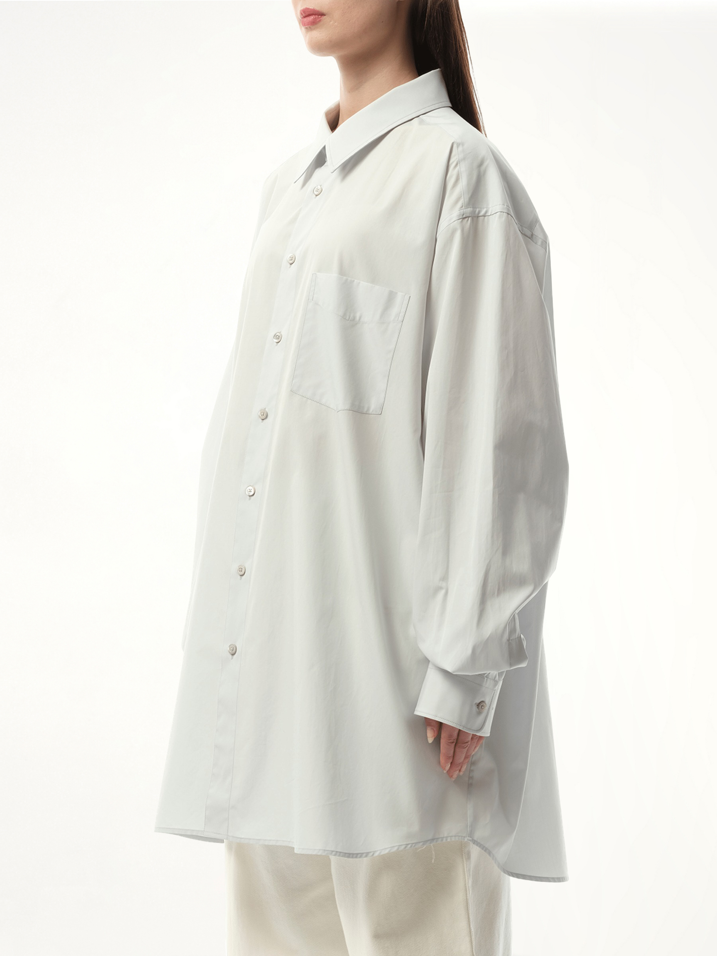 MAISON MARGIELA Long-sleeved Shirt (Blue)