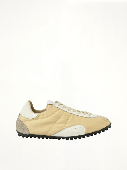 Image of Sneakers. Product name - Sprinters Low Top Sneaker in Yellow colour by brand - MAISON MARGIELA