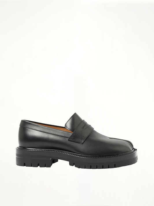 Image of Footwear. Productname: MAISON MARGIELA Tabi County Loafer in BLACK colour by brand - MAISON MARGIELA