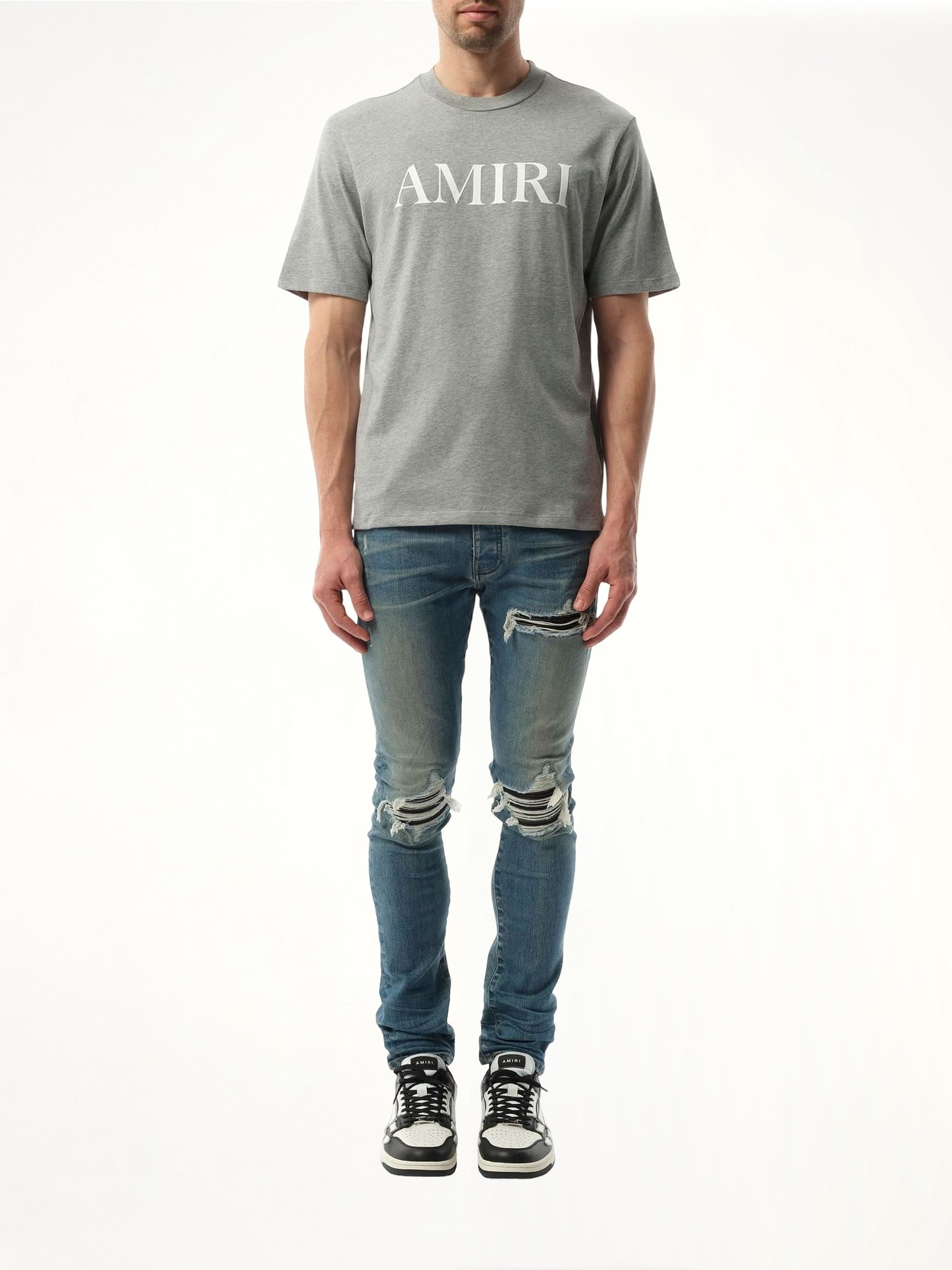 AMIRI Amiri Core Logo T-Shirt (Grey)
