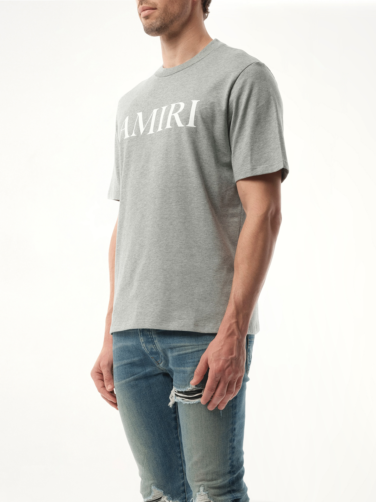 AMIRI Amiri Core Logo T-Shirt (Grey)