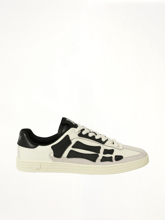 Image of Sneakers. Product name - Pacific Bones Sneaker in Black colour by brand - AMIRI