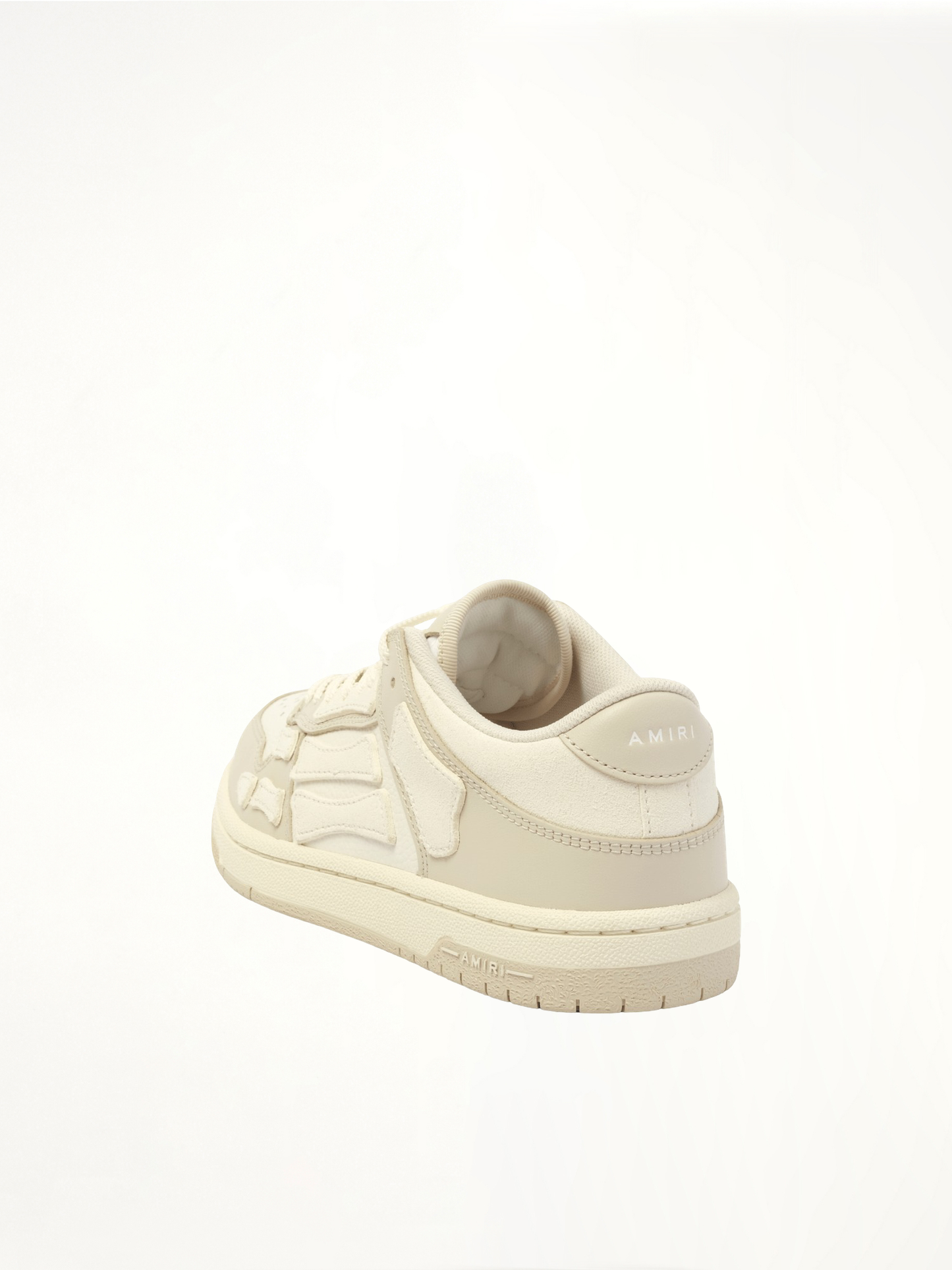 AMIRI Skeleton Top Low Sneaker (Alabaster)