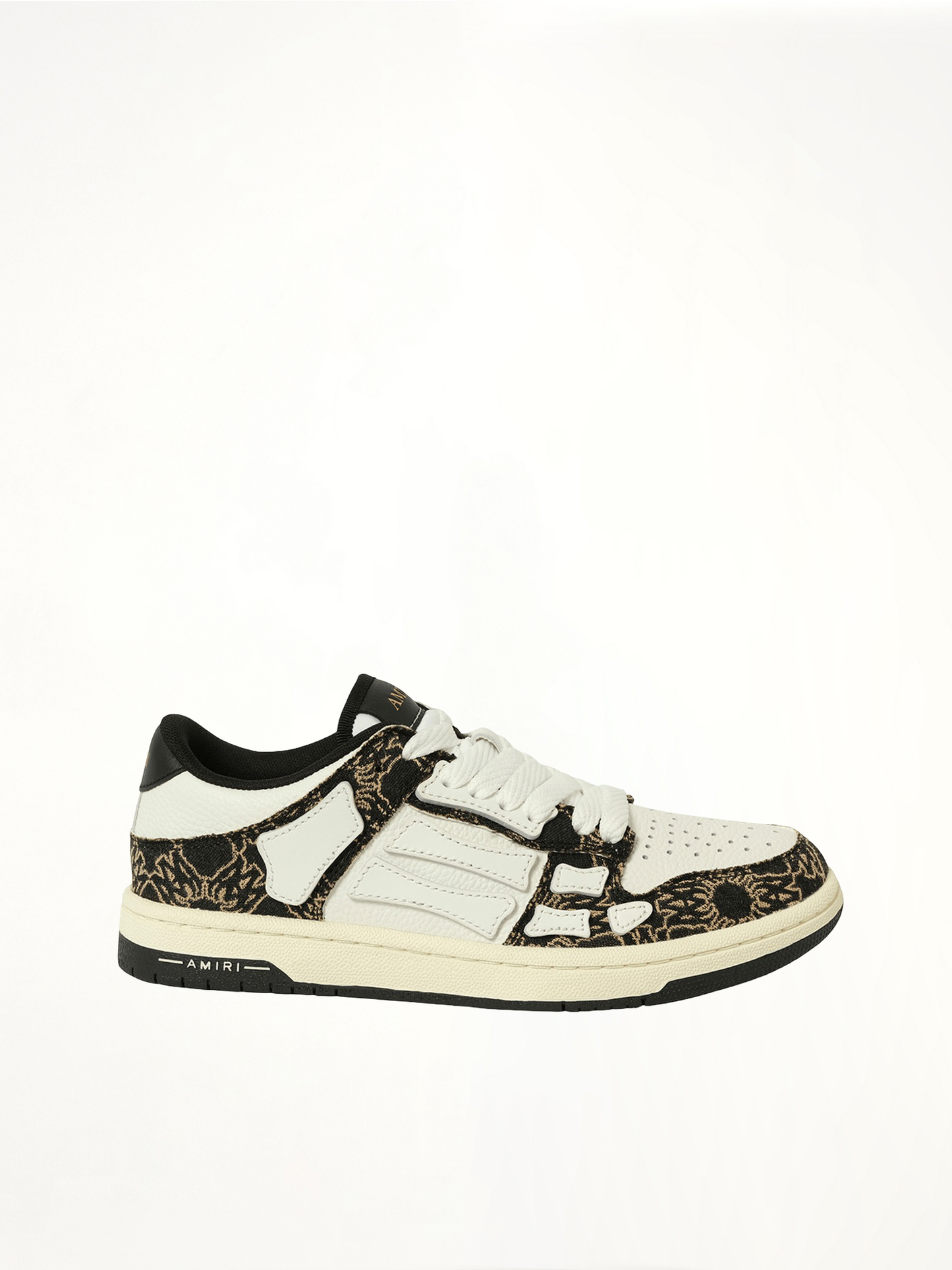 Image of Sneakers. Productname: AMIRI MA Quad Skeleton Low Top Sneaker in BLACK colour by brand - AMIRI
