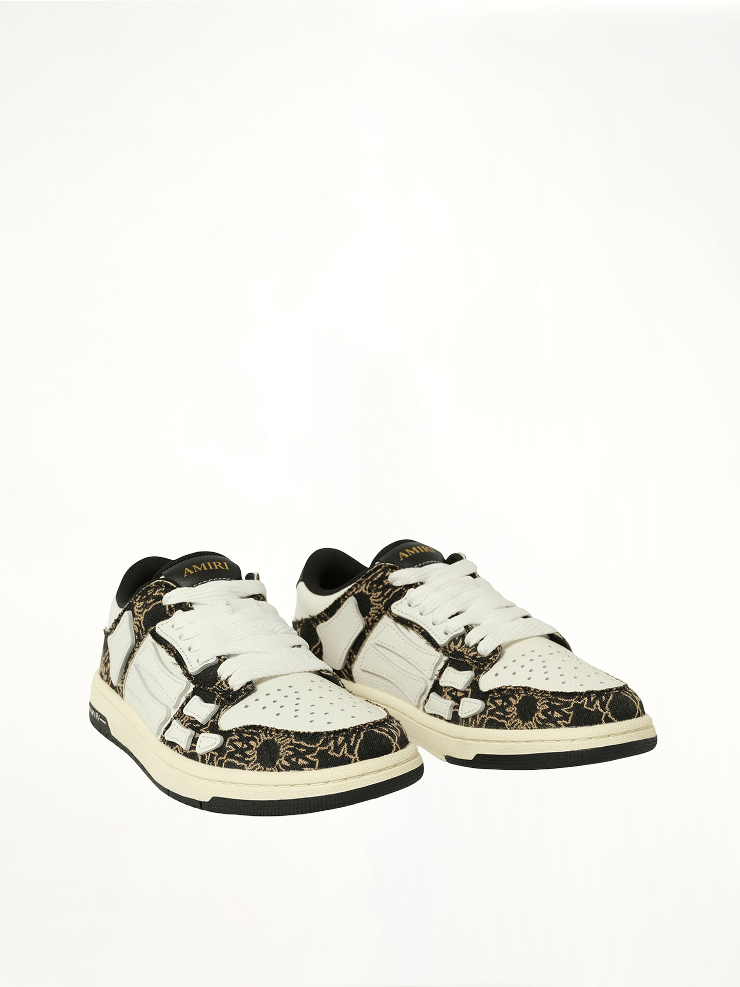 AMIRI MA Quad Skeleton Low Top Sneaker (Black)