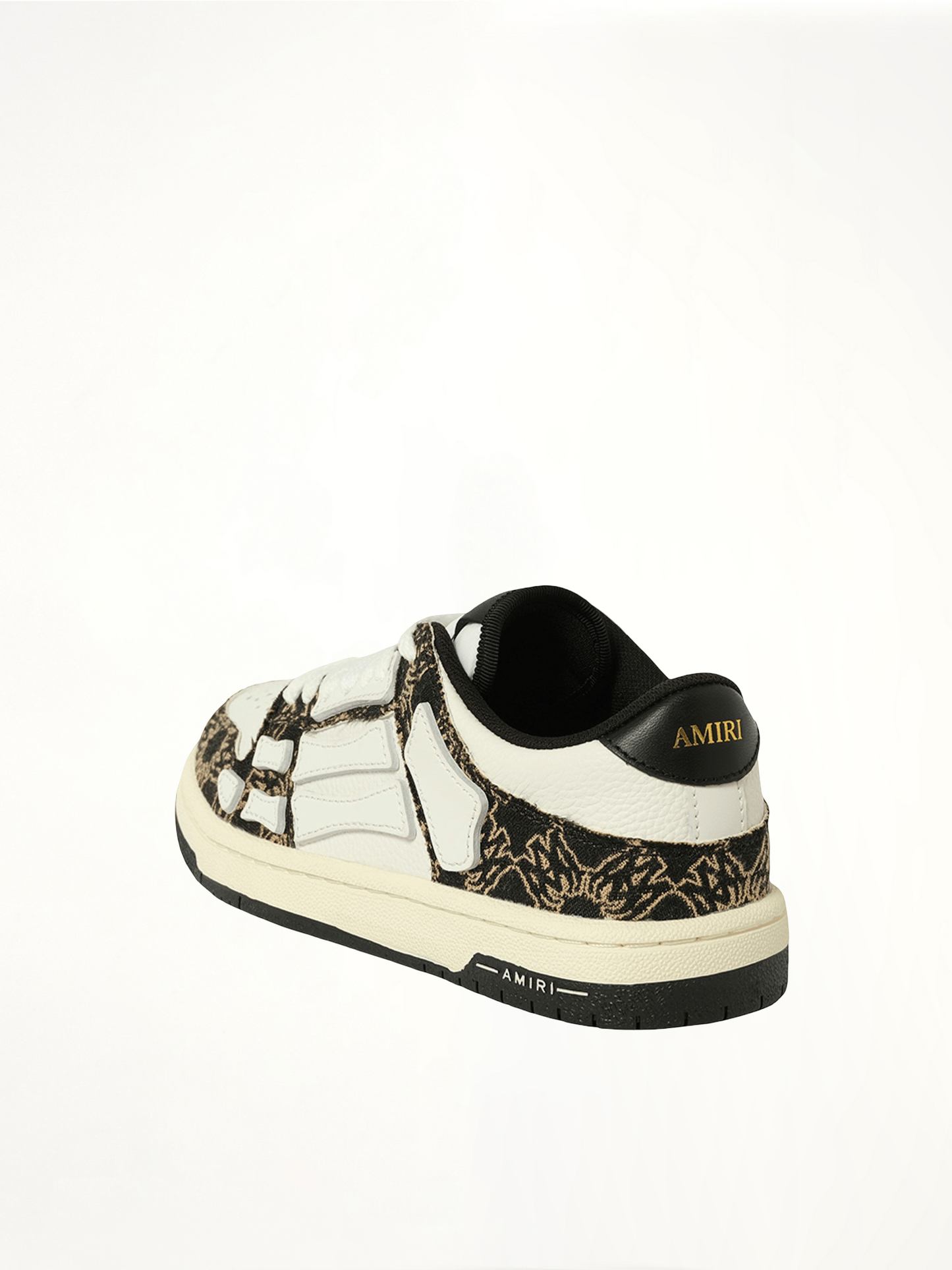 AMIRI MA Quad Skeleton Low Top Sneaker (Black)