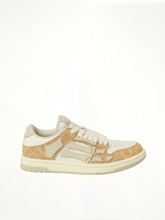 Image of Sneakers. Productname: AMIRI MA Quad Skeleton Low Top Sneaker in WHITE colour by brand - AMIRI