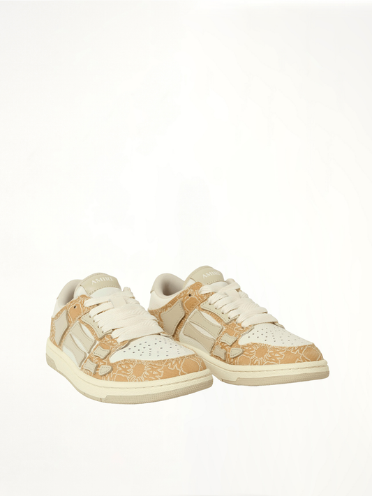 AMIRI MA Quad Skeleton Low Top Sneaker (White)