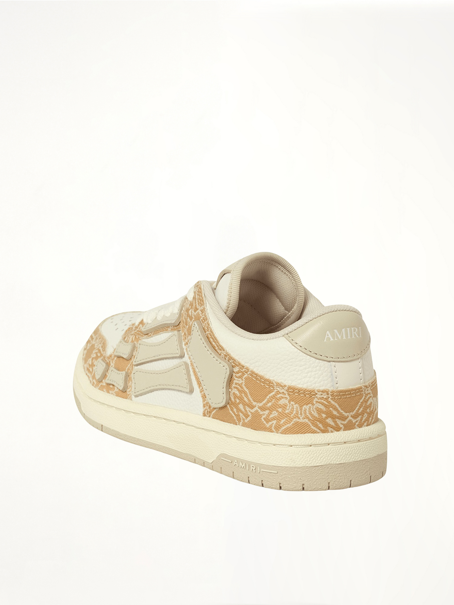 AMIRI MA Quad Skeleton Low Top Sneaker (White)