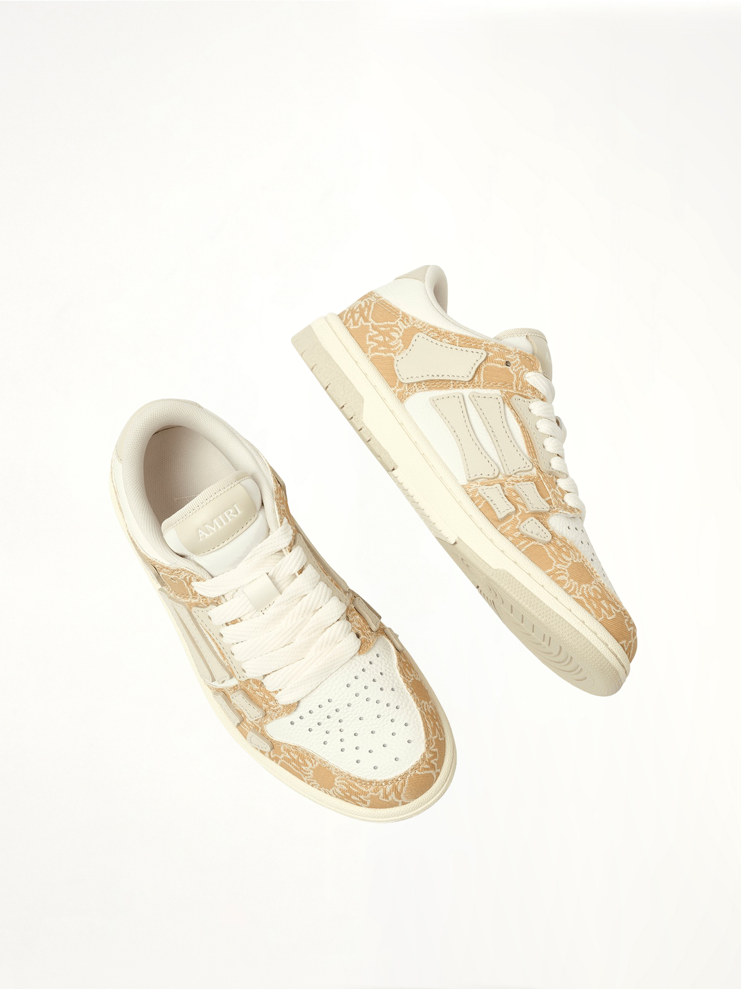 AMIRI MA Quad Skeleton Low Top Sneaker (White)