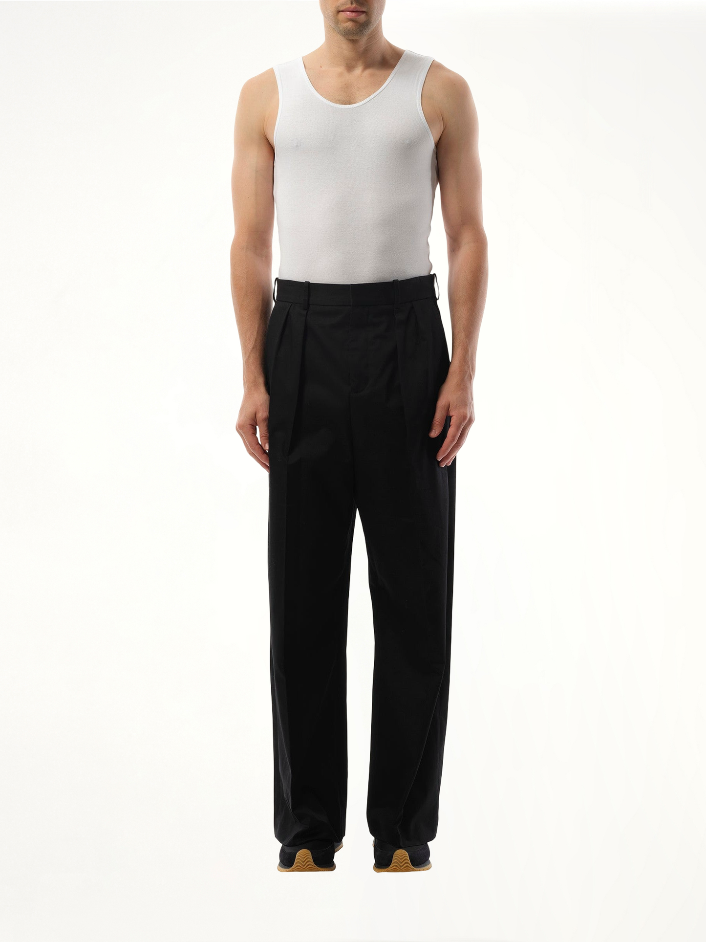 LOEWE Pleated Trouser (Black)