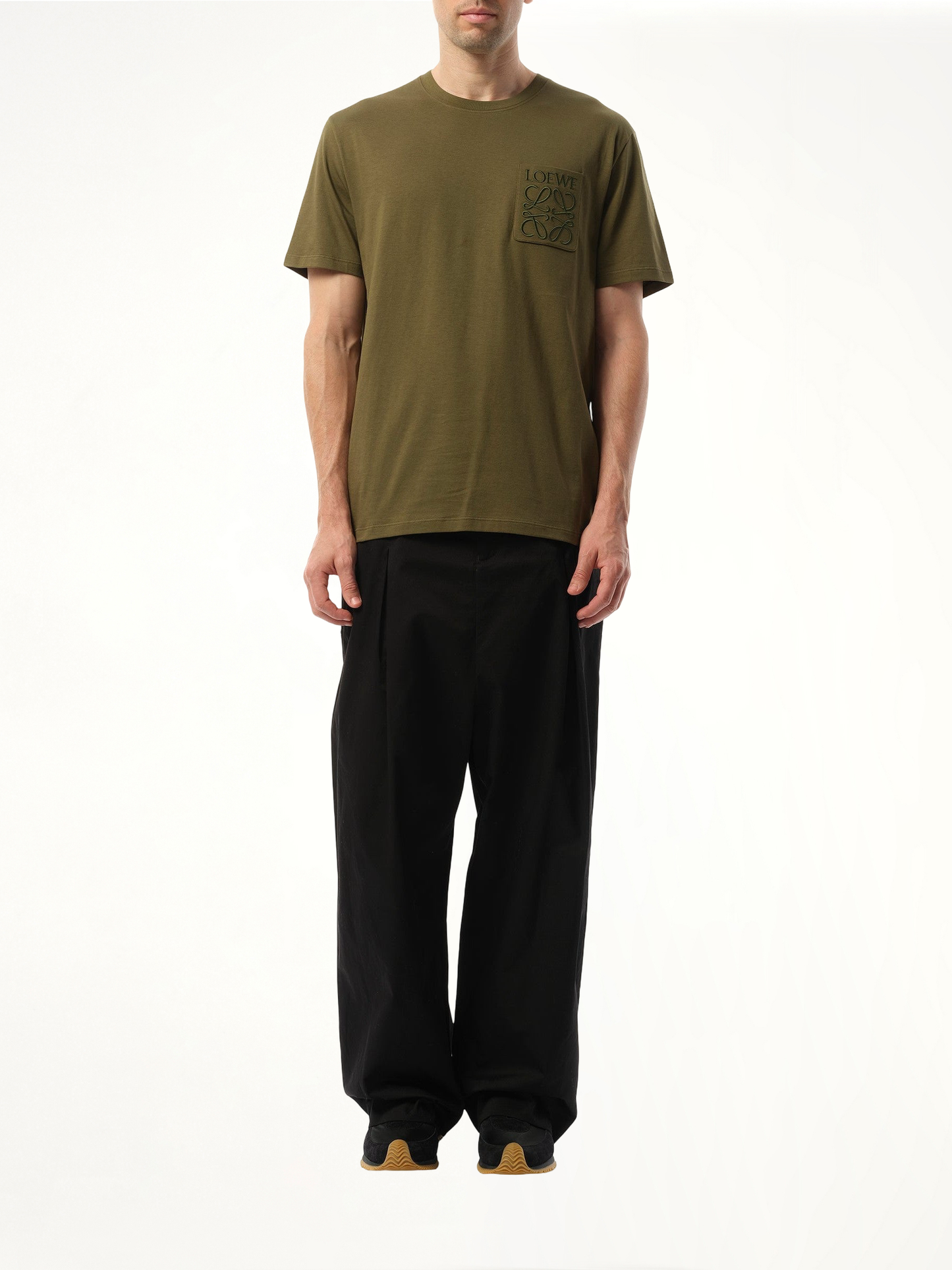 LOEWE Relaxed Anagram T-Shirt (Green)