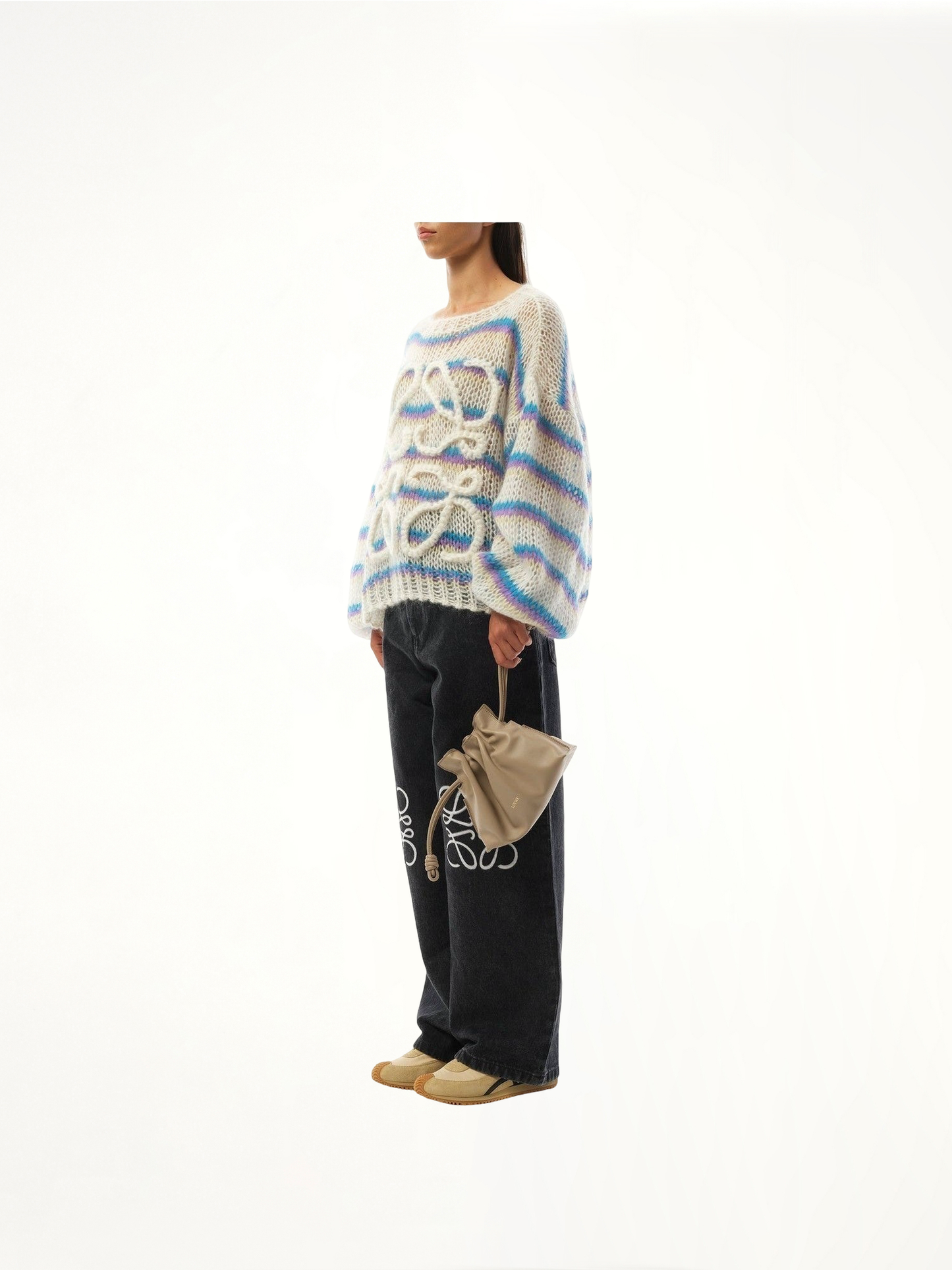 LOEWE Flamenco Clutch Mini (Brown)