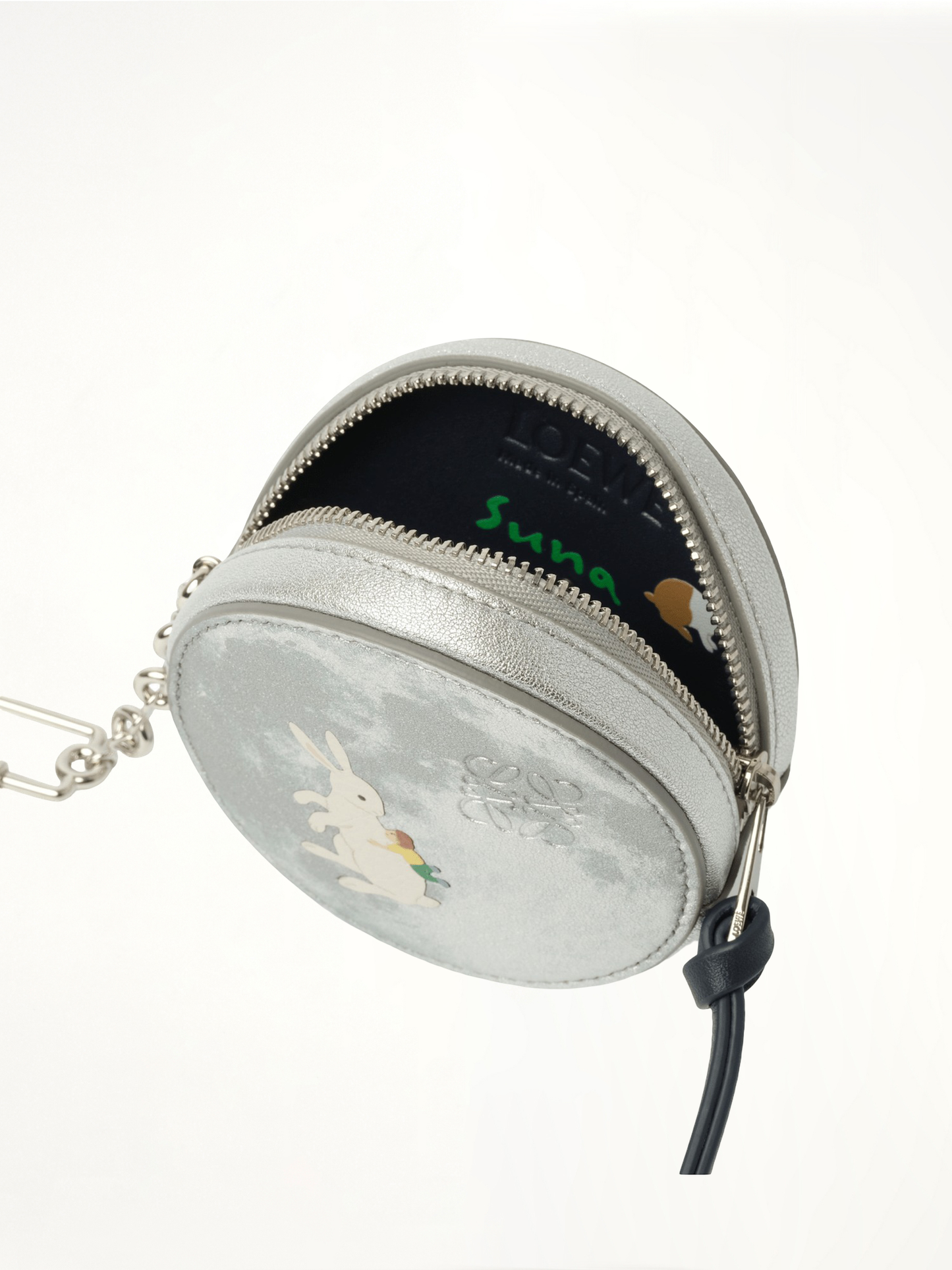 LOEWE Bunnies Cookie Coincase (Silver)