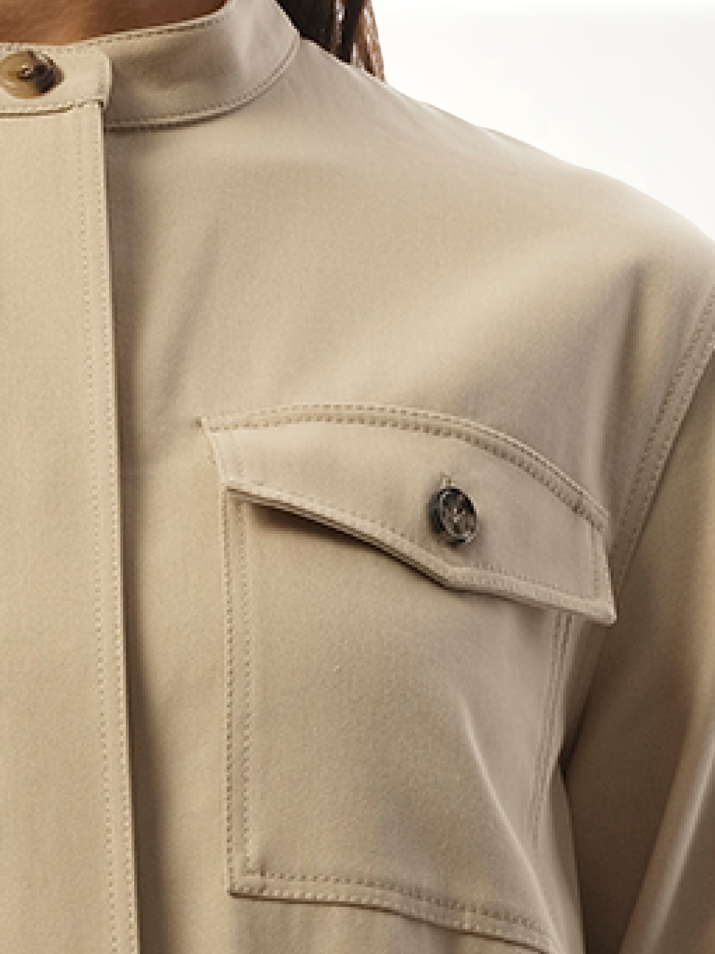 LOEWE Drop Waist Dress (Beige)