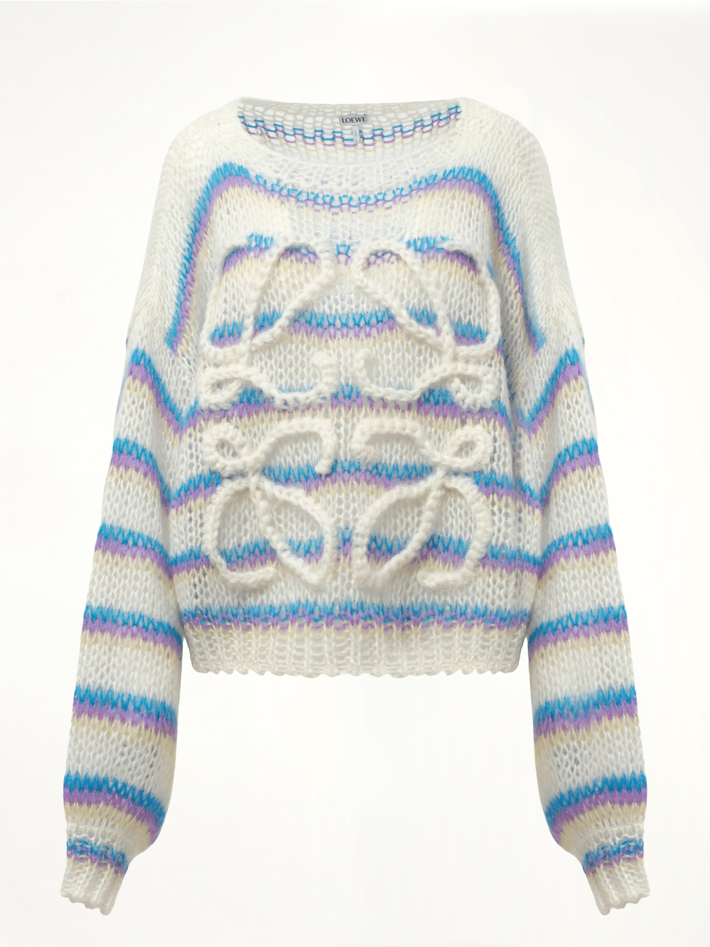 LOEWE Relaxed Fit Anagram Sweater (White)