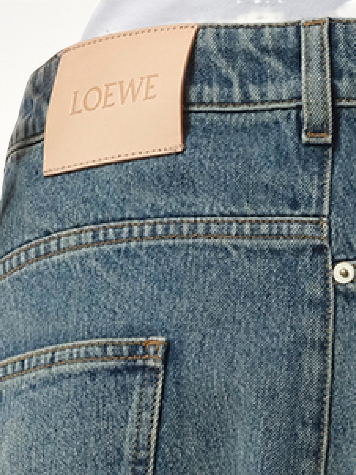 LOEWE Deconstructed Skirt (Blue)
