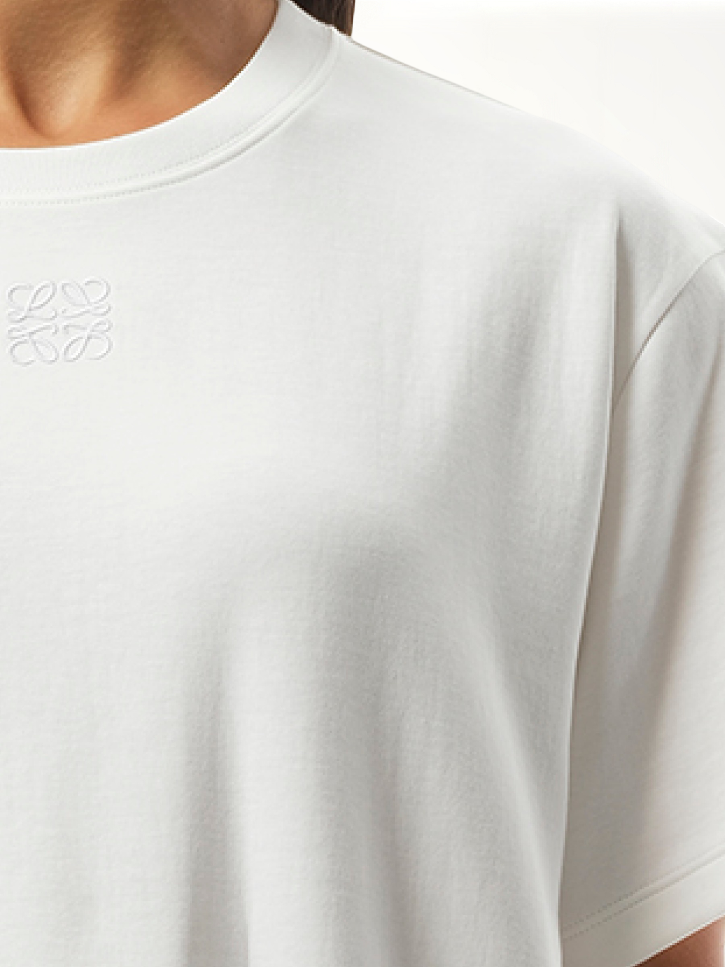 LOEWE Draped T-Shirt (White)