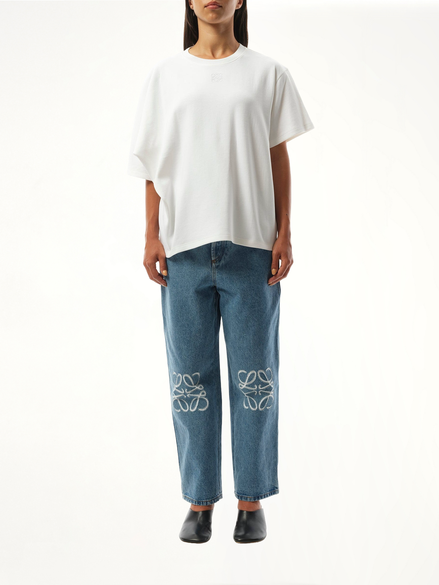 LOEWE Draped T-Shirt (White)