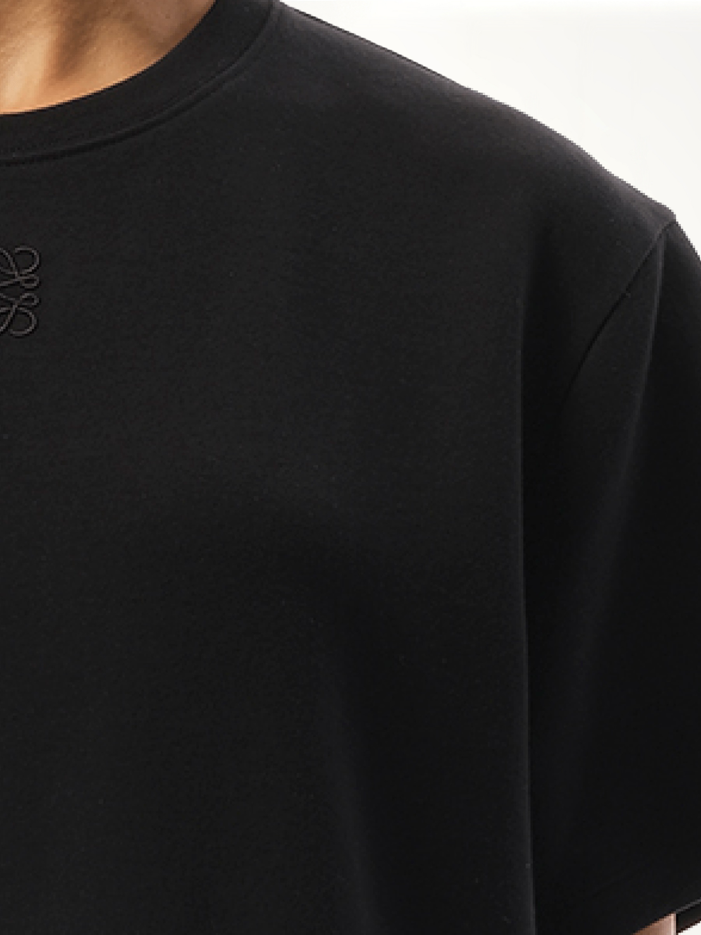 LOEWE Draped T-Shirt (Black)