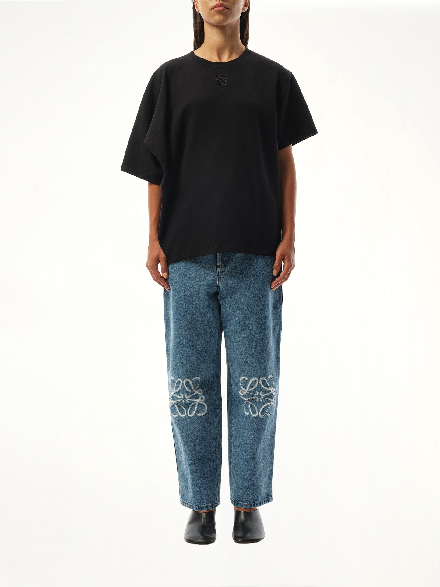 LOEWE Draped T-Shirt (Black)