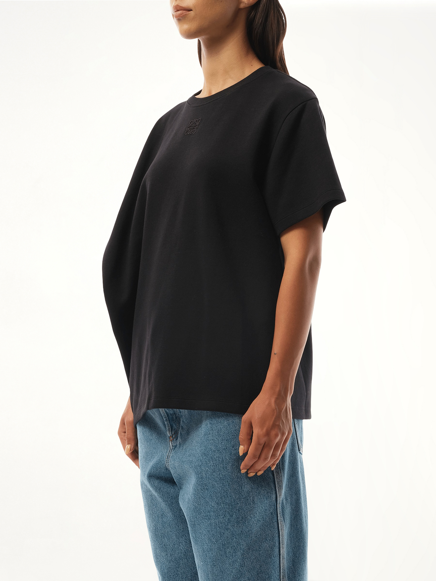 LOEWE Draped T-Shirt (Black)