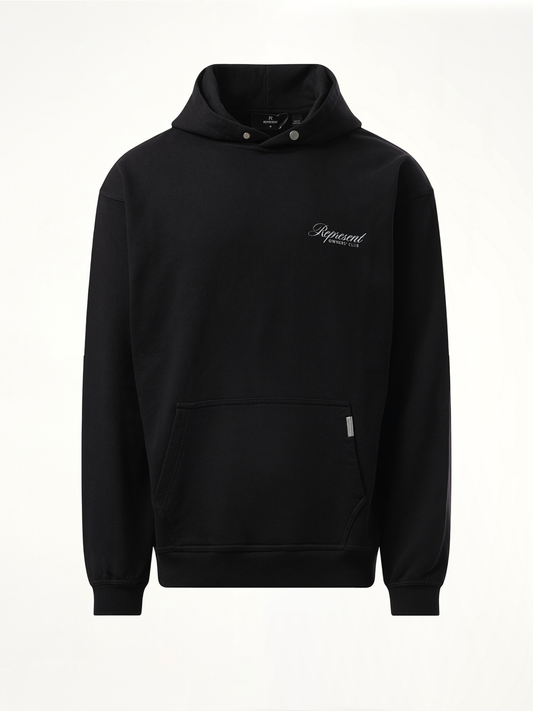 Represent Owners Club Script Hoodie (Black)