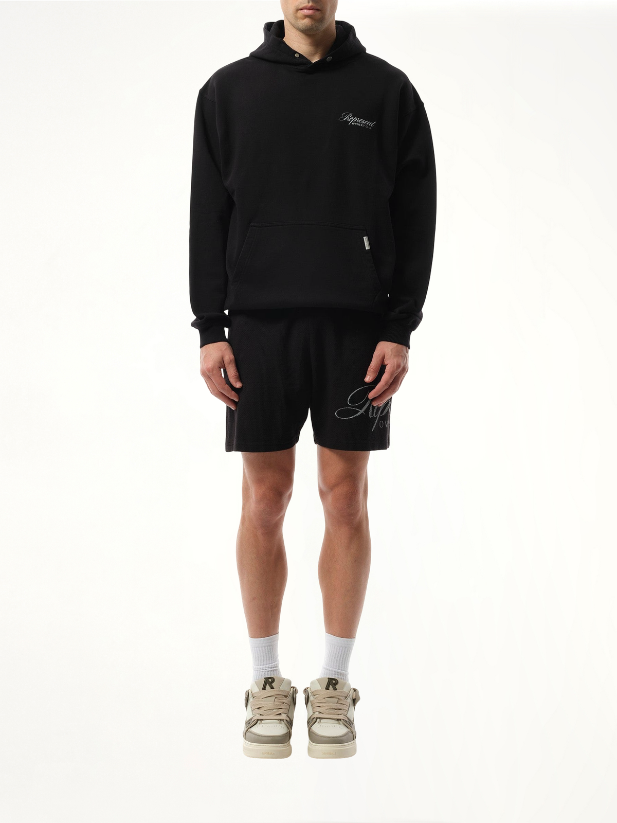 Represent Owners Club Script Hoodie (Black)