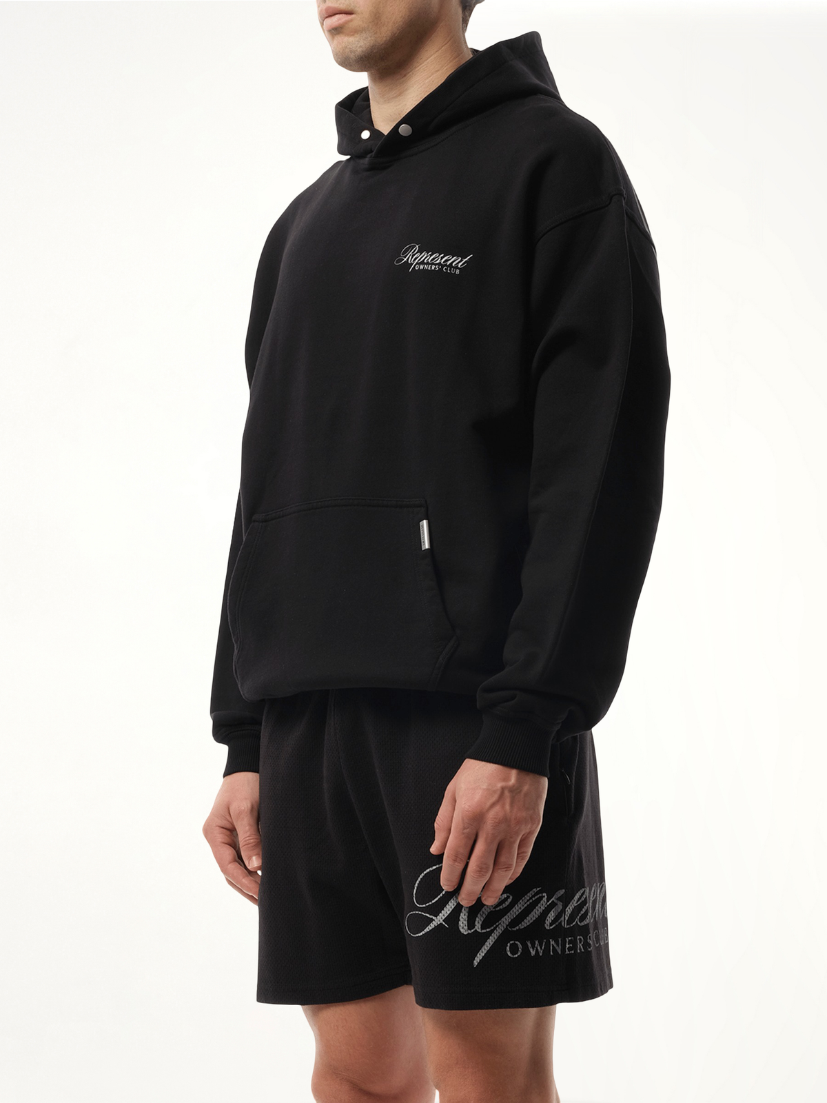 Represent Owners Club Script Hoodie (Black)