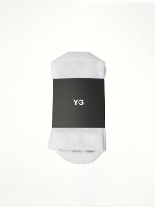 Image of Socks. Product name - Y-3 Stripe Socks in White colour by brand - Y-3