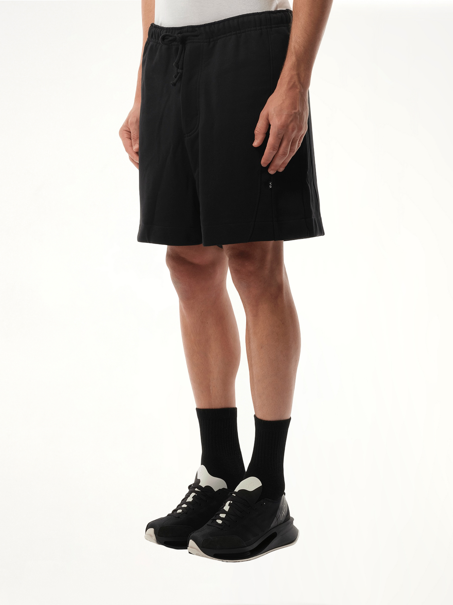 Y-3 Football Cutout Shorts (Black)