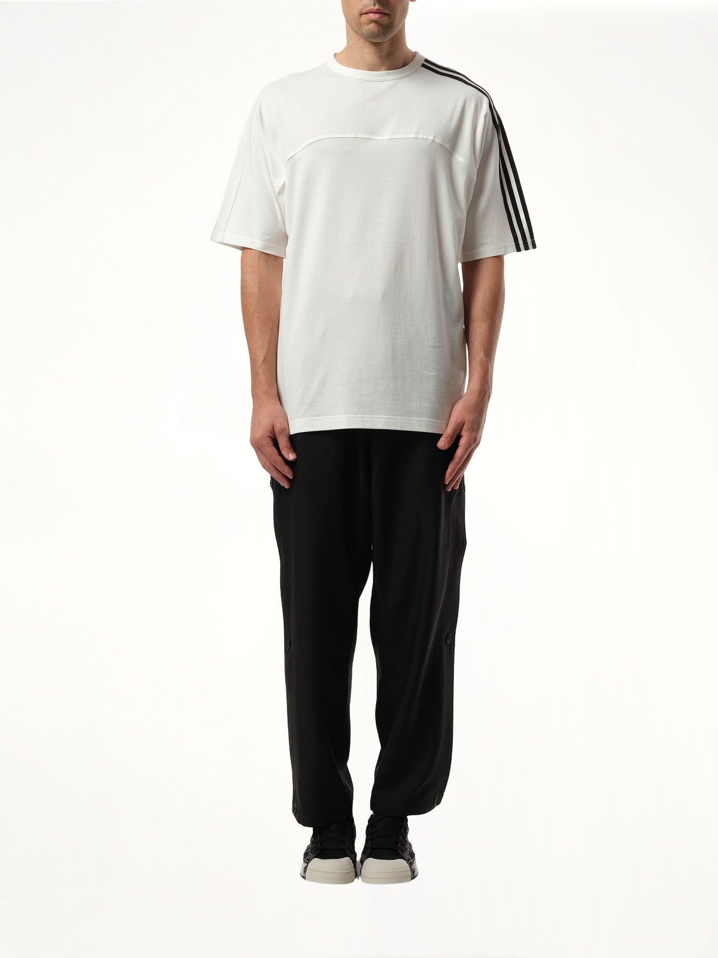 Y-3 3 Stripe T-Shirt (White)