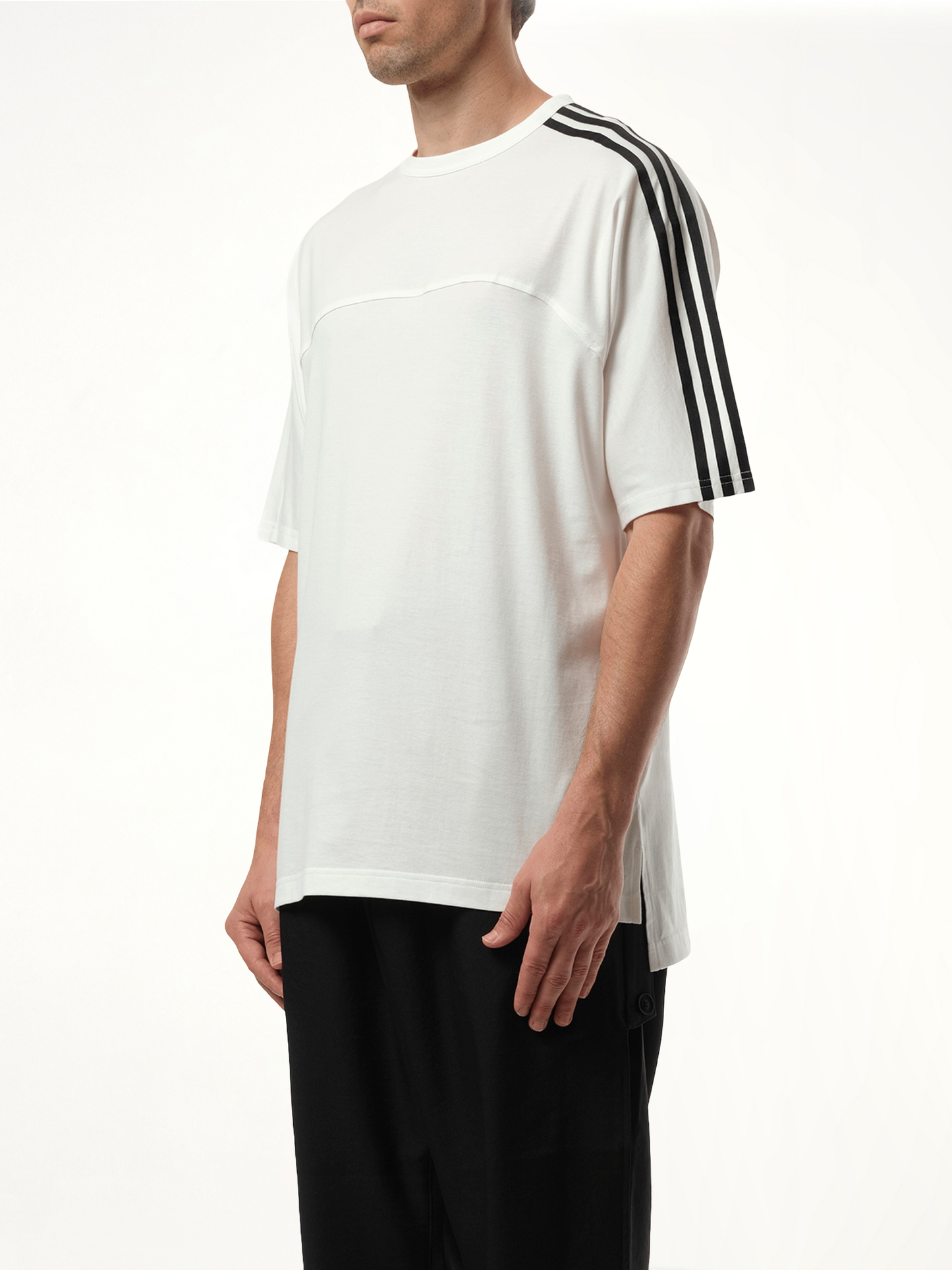 Y-3 3 Stripe T-Shirt (White)