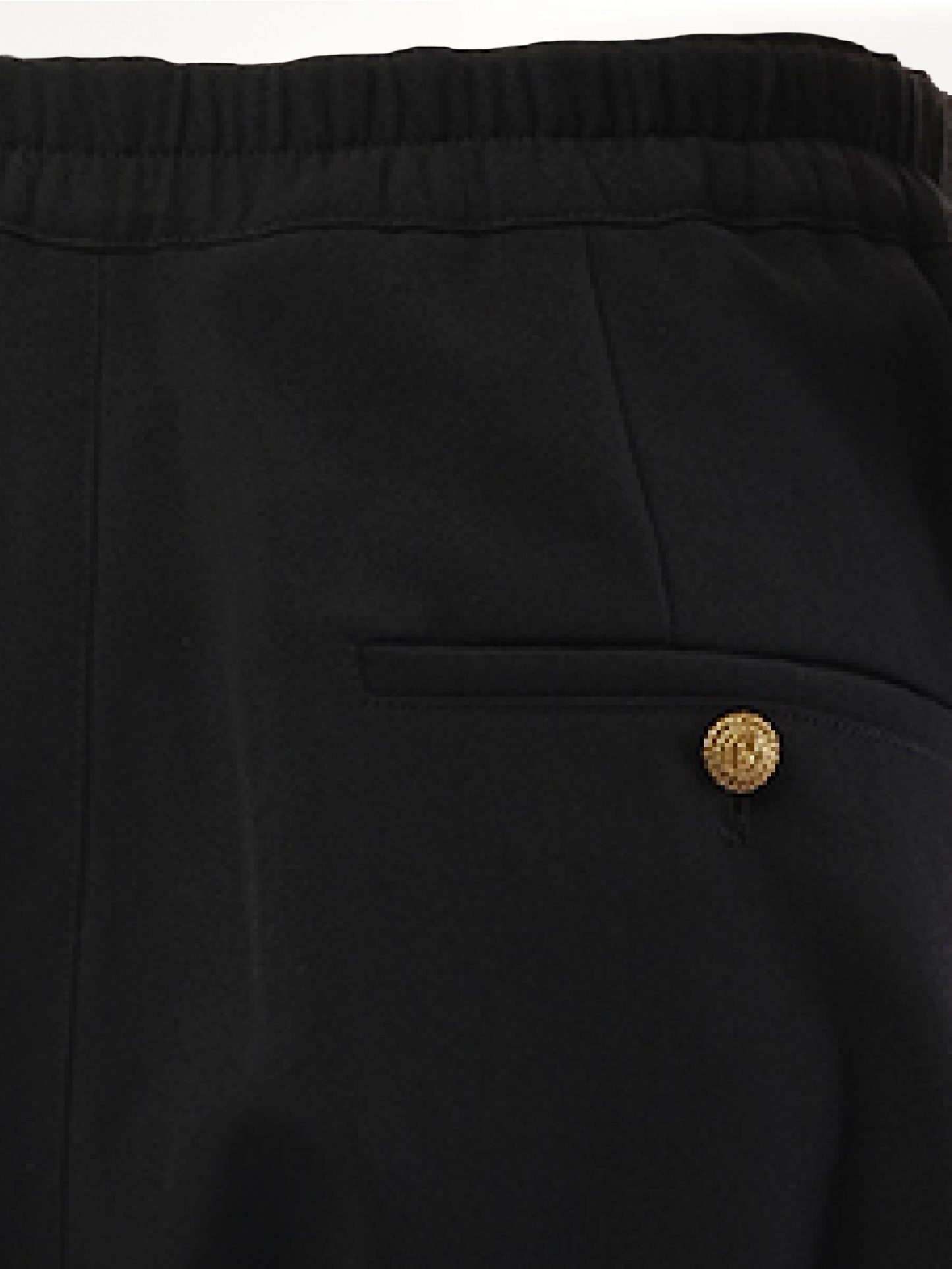 BALMAIN Tailored GDP Slouch Pants (Black)