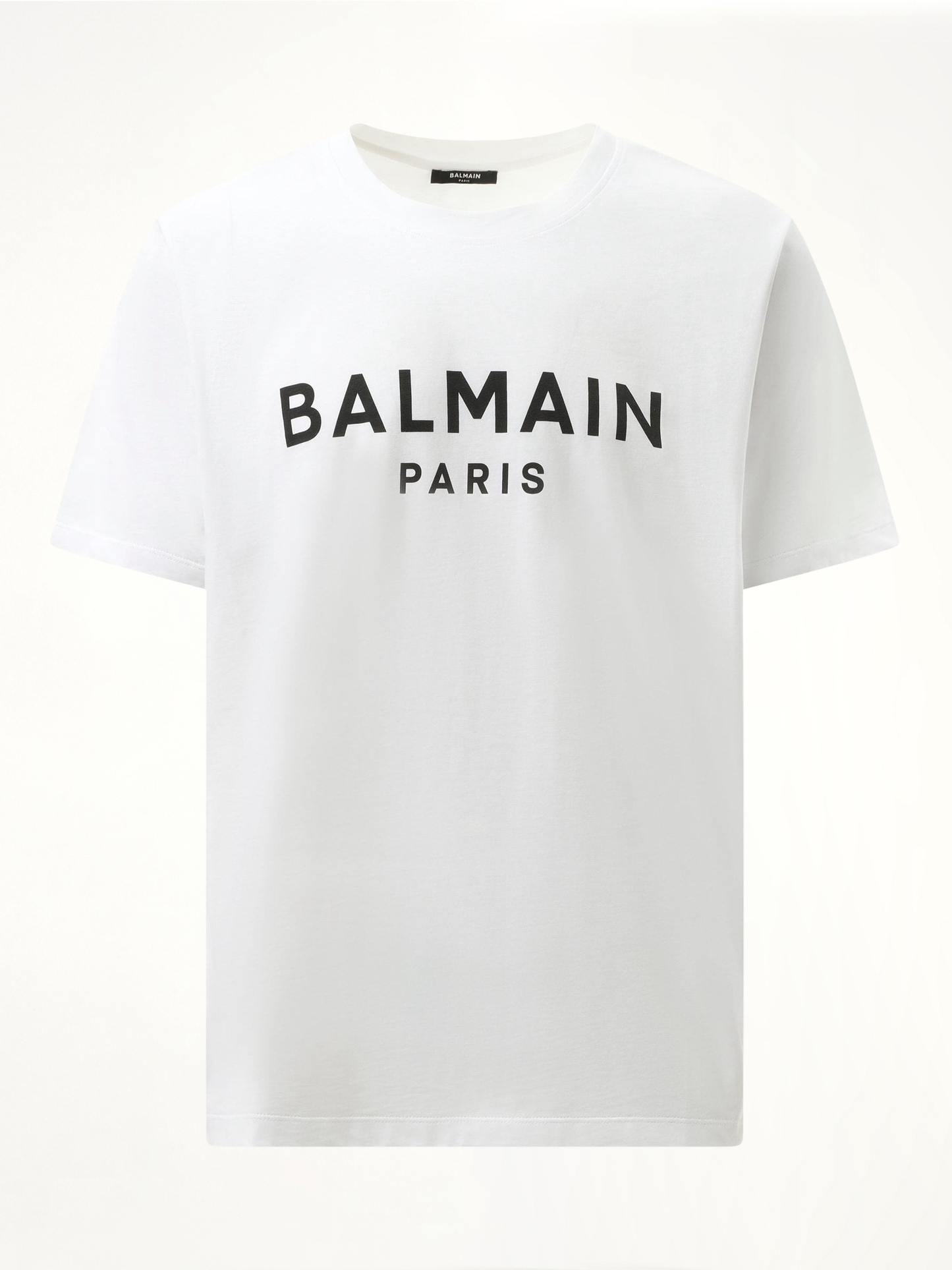 BALMAIN Balmain Print Reg Fit T-Shirt (White)