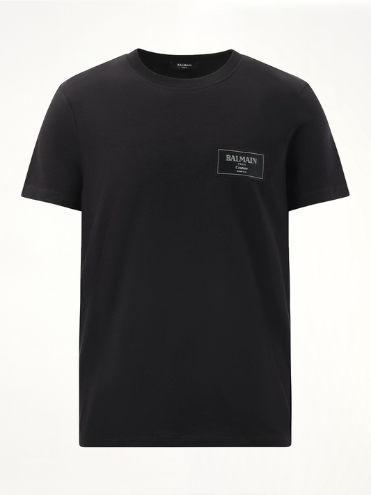 BALMAIN Couture Label T-Shirt (Black)