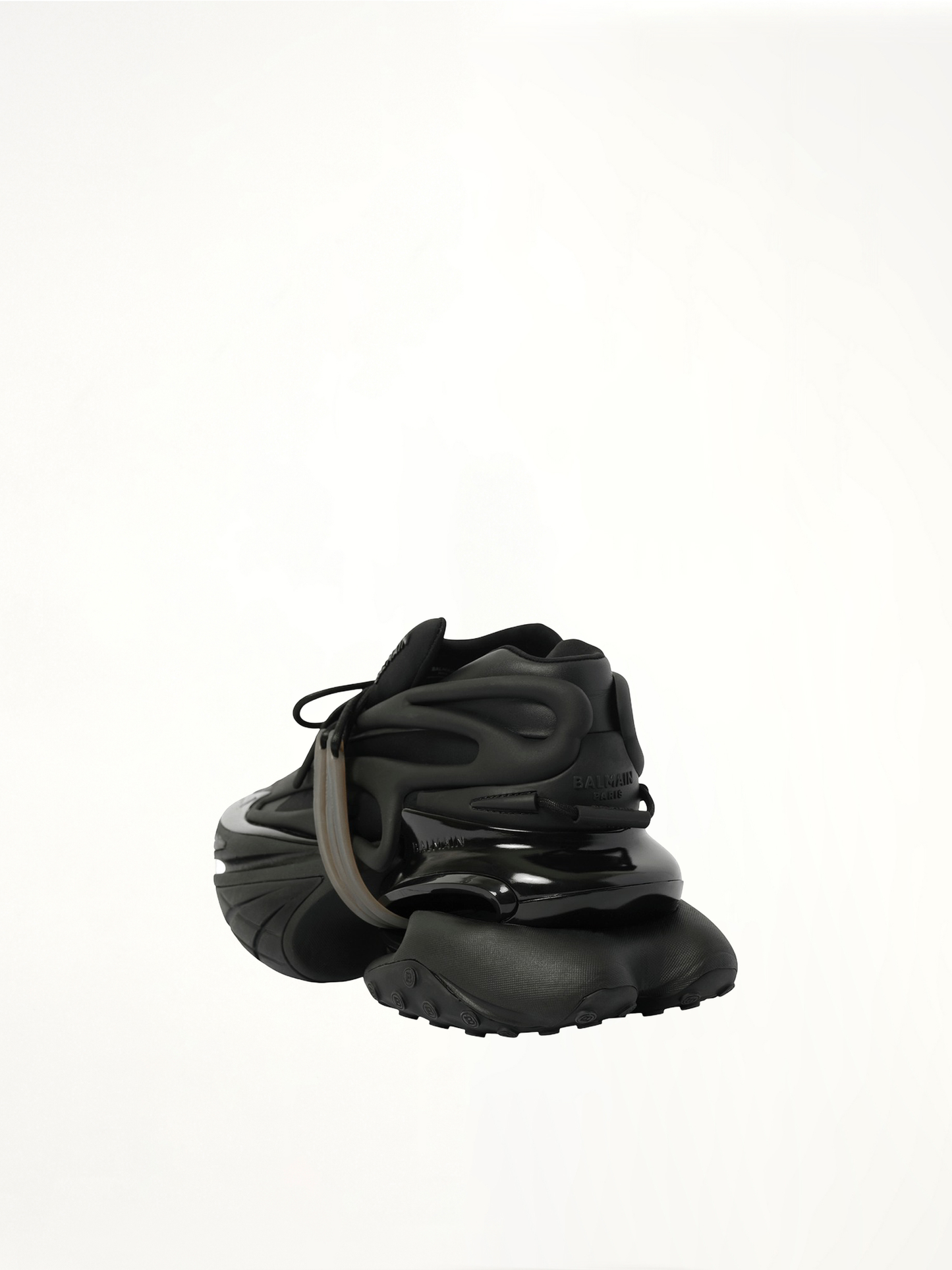 BALMAIN Unicorn Low Neoprene Sneaker (Black)